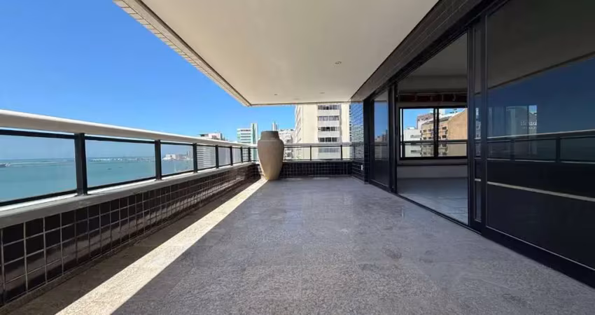 Na beira mar  apartamento com 3 dormitórios para alugar, 325 m² por r$ 23.900/mês - meireles - fortaleza/ce