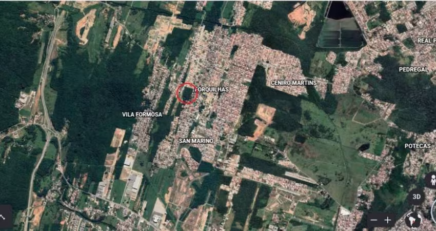 Terreno à venda com , 3.643m² em Forquilhas São José