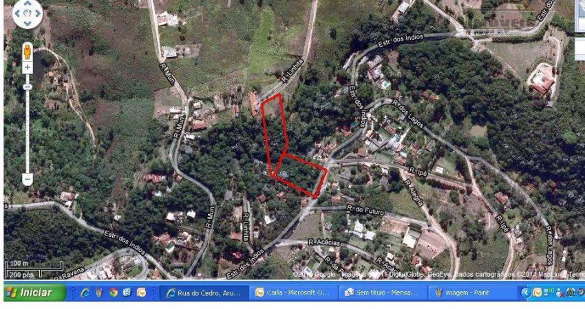 Terreno à venda, 1597 m² por R$ 181.500,00 - Copaco - Arujá/SP