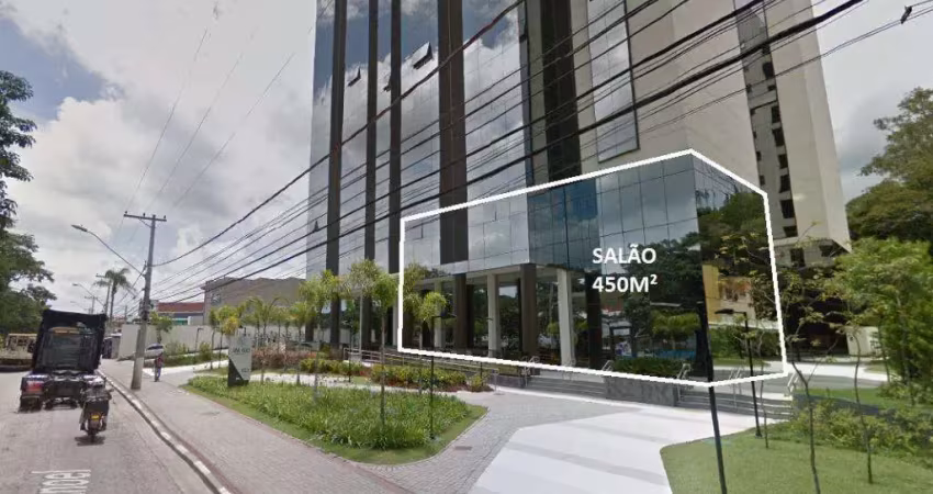 Salão de frente para av joão manoel, 455 m² por r$ 20.000/mês - centro - arujá/sp