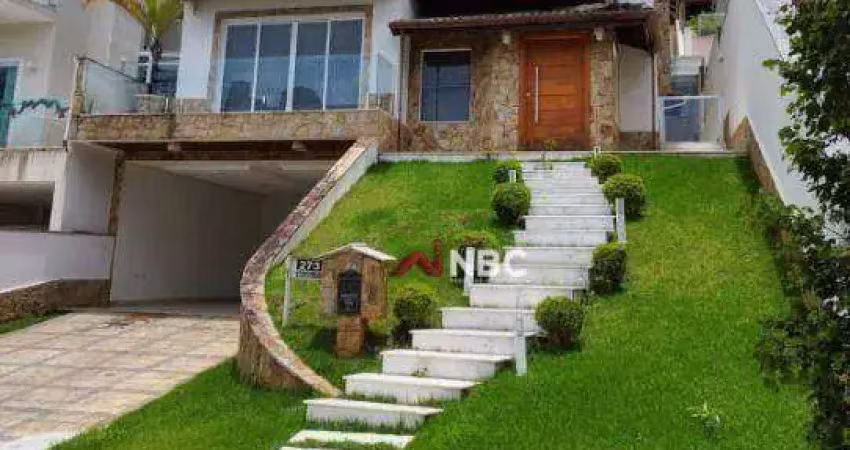 Casa com 3 suítes, sendo 1 master, à venda, 371 m² por r$ 2.200.000 -  condomínio arujá v - arujá/sp