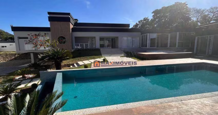 Casa com 4 dormitórios à venda, 600 m² por r$ 7.800.000,00 - jardim flamboyant-b - atibaia/sp