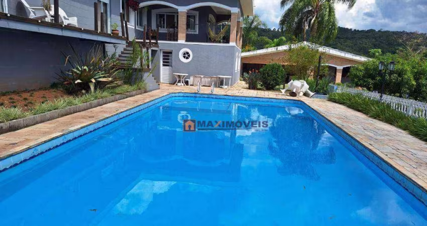 Casa com 5 dormitórios à venda, 517 m² por R$ 3.850.000 - Jardim Estância Brasil - Atibaia/SP