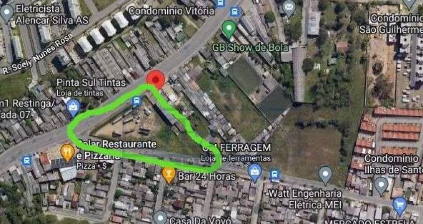 Terreno à venda na Avenida João Antônio Silveira, 353, Restinga, Porto Alegre