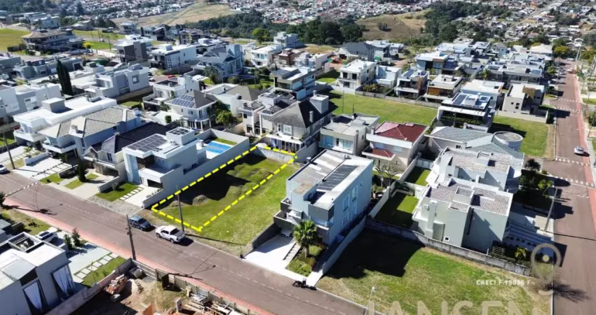 Terreno com 384 m² condomínio fontana di trevi, ponta grossa/pr