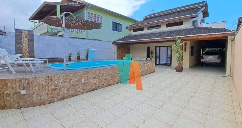 Casa com 4 dormitórios à venda, 246 m² por r$ 1.000.000 - indaiá - caraguatatuba/sp