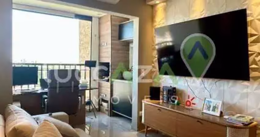 Apartamento à venda em jacareí-sp, vila machado: 2 quartos, 1 suíte, 2 salas, 2 banheiros, 1 vaga, 66m². aproveite!