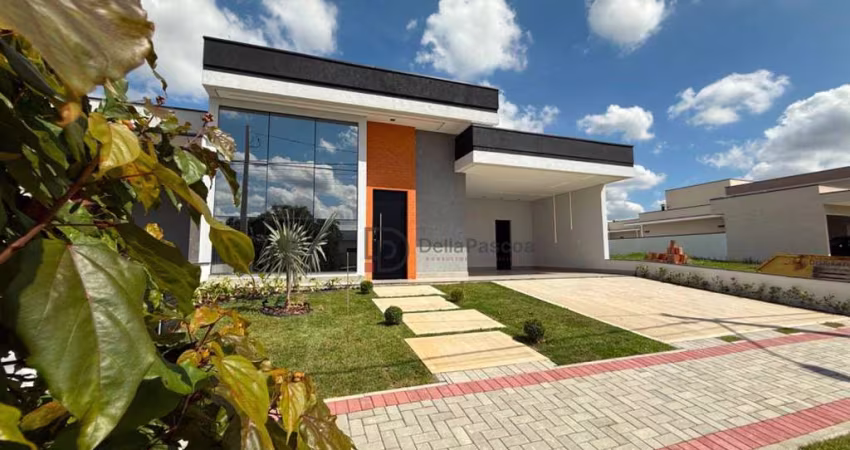 Casa nova à venda no Jardim Laguna Indaiatuba – 3 suítes e área gourmet