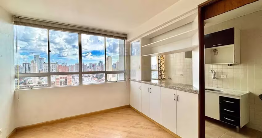 Apartamento 1 quarto à venda no centro de curitiba - edifício nilo cairo - andar alto com vaga