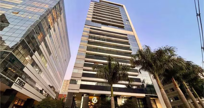 Apartamento estúdio mobiliado para alugar no centro cívico - condomínio clube