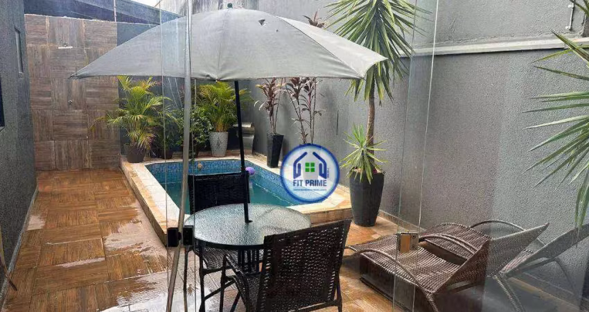 Sobrado com 4 dormitórios à venda, 170 m² por r$ 650.000,00 - residencial vila flora - são josé do rio preto/sp
