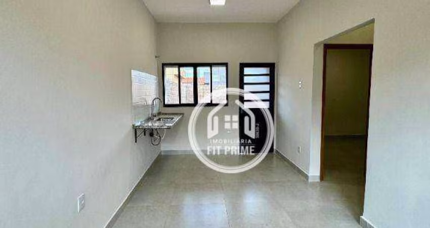 Casa com 2 dormitórios à venda, 51 m² por R$ 265.000 - Residencial Catelani - Bady Bassitt/SP