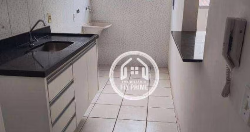 Apartamento com 2 dormitórios à venda, 55 m² por R$ 182.000 - Residencial Macedo Teles I - São José do Rio Preto/SP