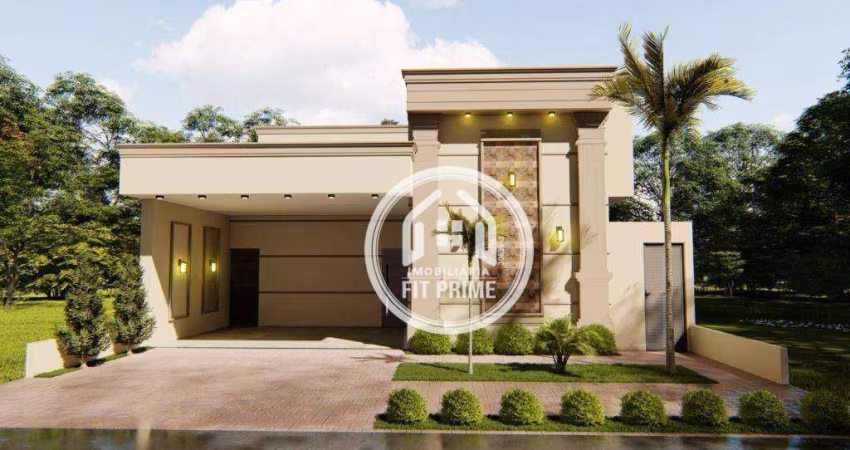 Casa com 3 dormitórios à venda, 122 m² por R$ 680.000,00 - Condomínio Bella Vitta - Bady Bassitt/SP