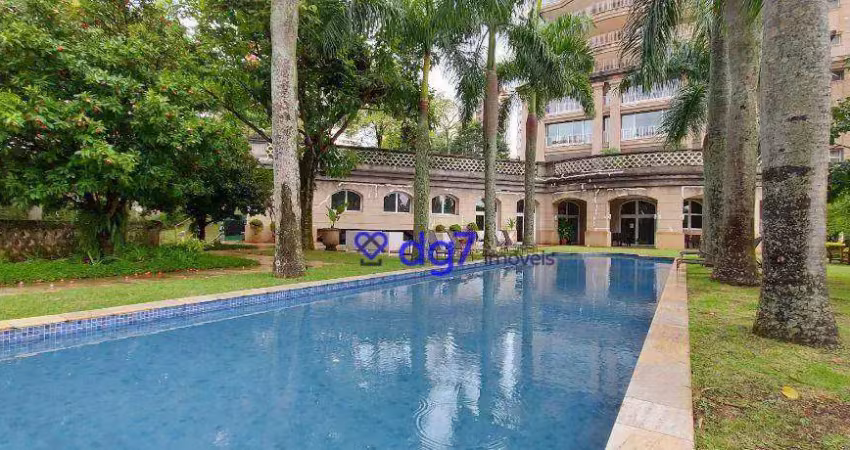 Apartamento com 4 dormitórios, 4 suítes à venda, 425 m² - panamby - são paulo/sp