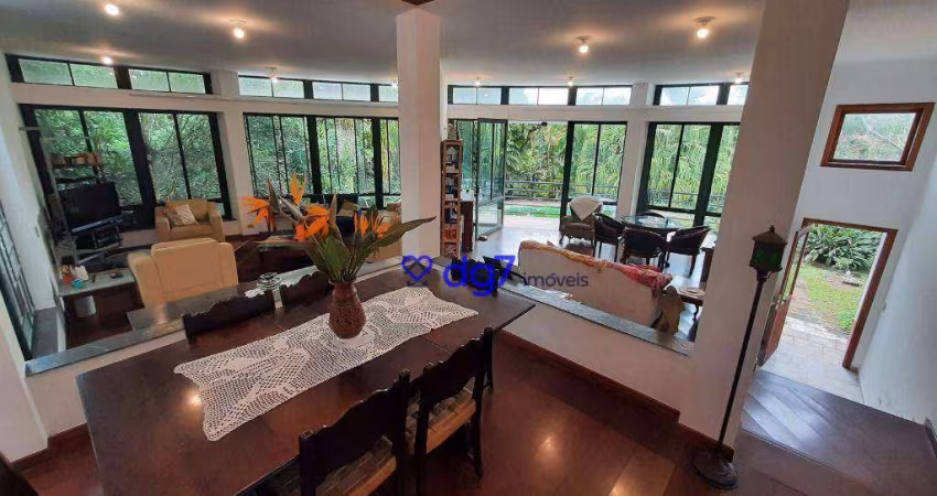 Casa com 5 dormitórios à venda, 310 m² por R$ 1.480.000,00 - Granja Viana – Chácara Vale do Rio Cotia - Carapicuíba/SP