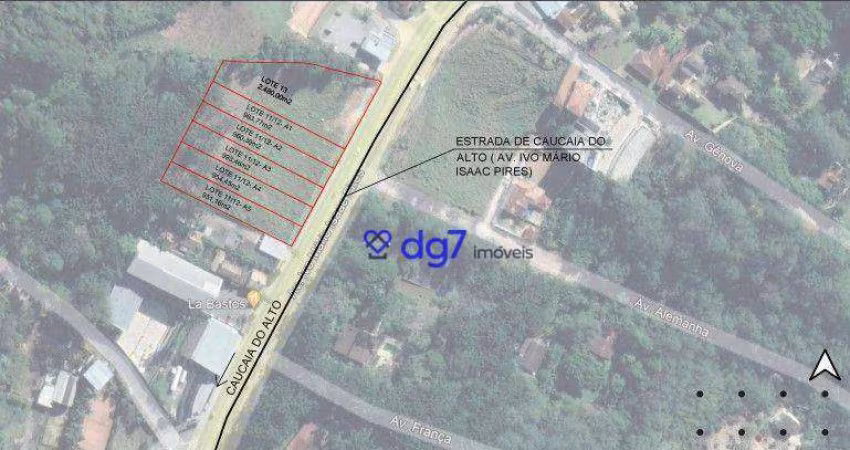 Terreno à venda, 951 m² por R$ 1.332.000,00 - Caucaia do Alto - Cotia/SP