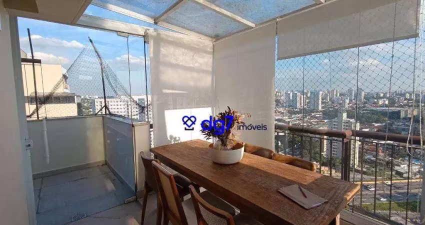 Cobertura com 2 dormitórios à venda, 120 m² por r$ 985.000,00 - jardim bonfiglioli - são paulo/sp