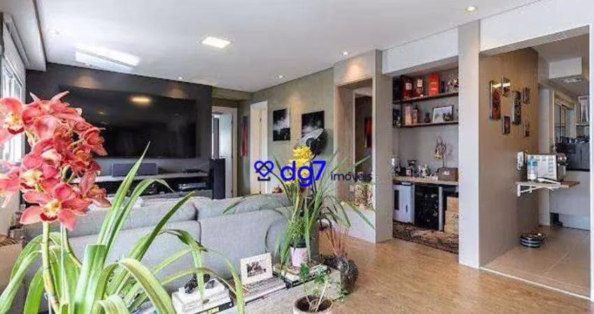 Apartamento maravilhoso em conceito aberto, com 1 suíte à venda, 130 m² - morumbi - são paulo/sp