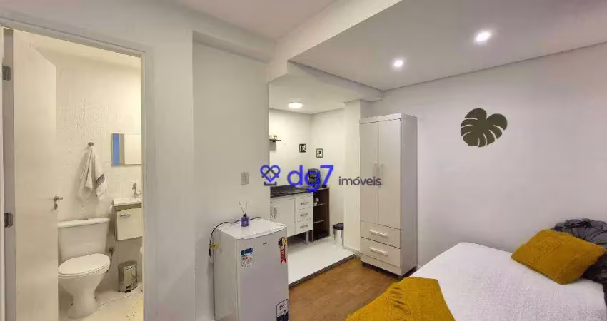 Kitnet para alugar, 15 m² por r$ 1.200,00/mês - jardim bonfiglioli - são paulo/sp