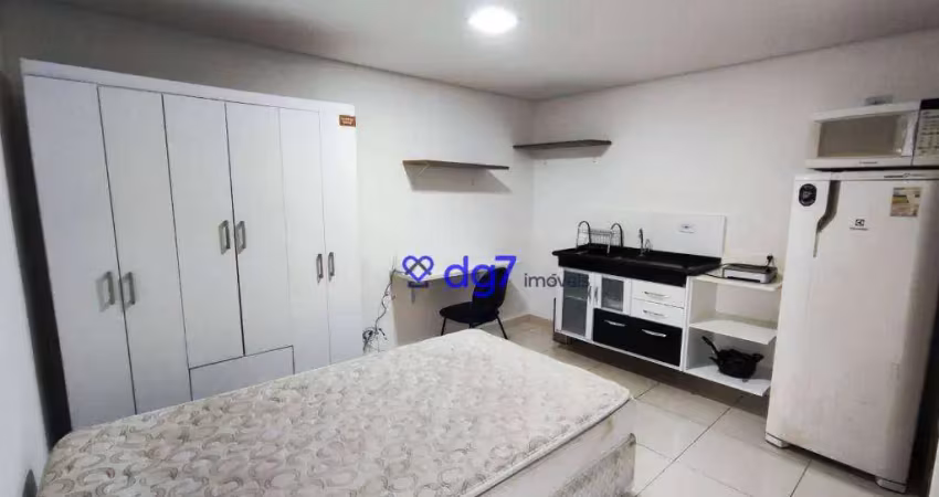 Kitnet com 1 dormitório para alugar, 24 m² por r$ 1.200,00/mês - butantã - são paulo/sp