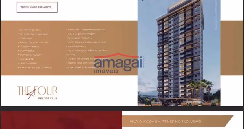Apartamento com 3 quartos à venda no Loteamento Villa Branca, Jacareí 