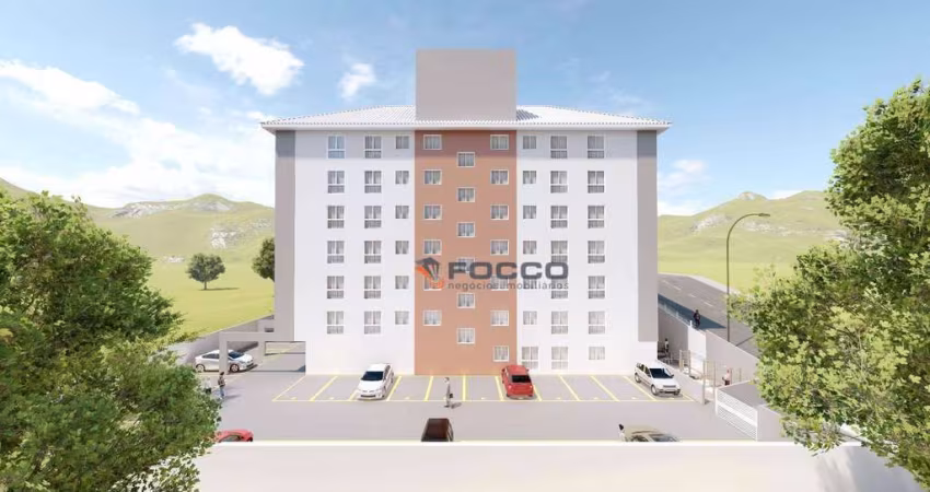 Apartamento com 2 dormitórios à venda, 44 m² por R$ 228.735,00 - Jardim Janaína - Biguaçu/SC