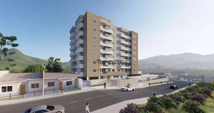 Apartamento com 2 dormitórios à venda, 61 m² por R$ 384.552,00 - Areias - São José/SC