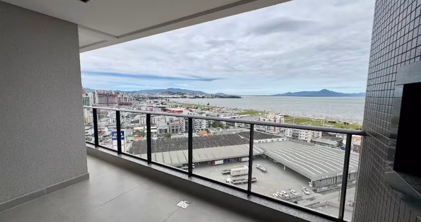Excelente apartamento andar alto vista mar com 02 dormitórios sendo 01 suíte - kobrasol - são josé
