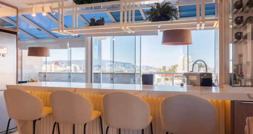 Apartamento garden no estreito com 03 suítes - florianópolis