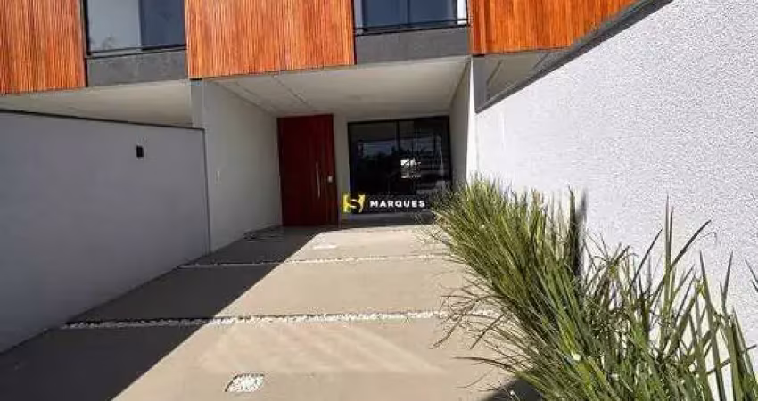Sobrado geminado moderno, com 1 suíte + 2 dormitórios no iririú