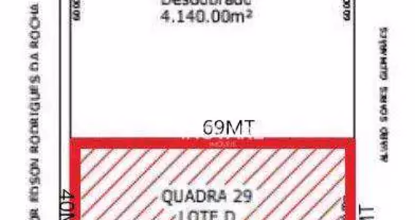 Área à venda, 2.760 m² por r$ 1.300.000 - cidade jardim - itumbiara/go
