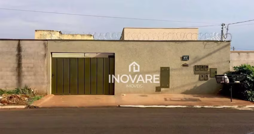 Kitnet com 1 dormitório para alugar, 70 m² por r$ 550,00/mês - alto do trindade - itumbiara/go