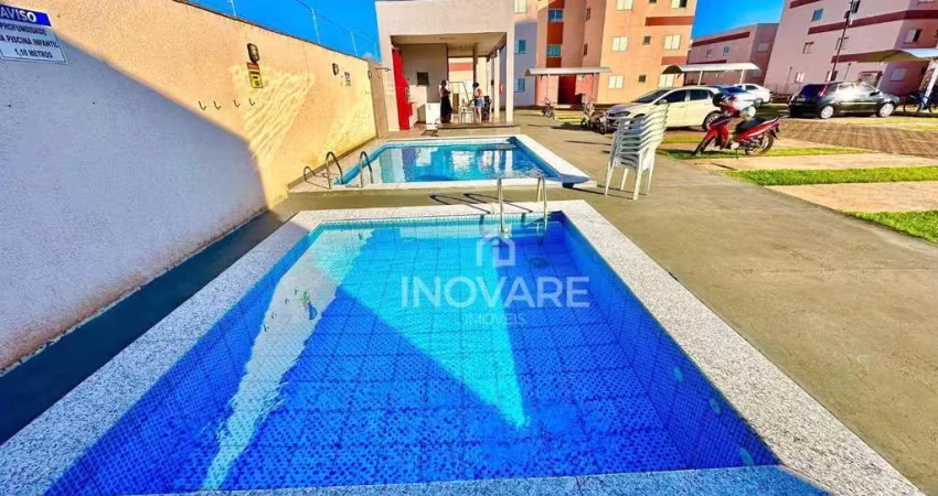 Apartamento com 2 dormitórios para alugar, 50 m² por r$ 1.000,00/mês - jardim europa - itumbiara/go