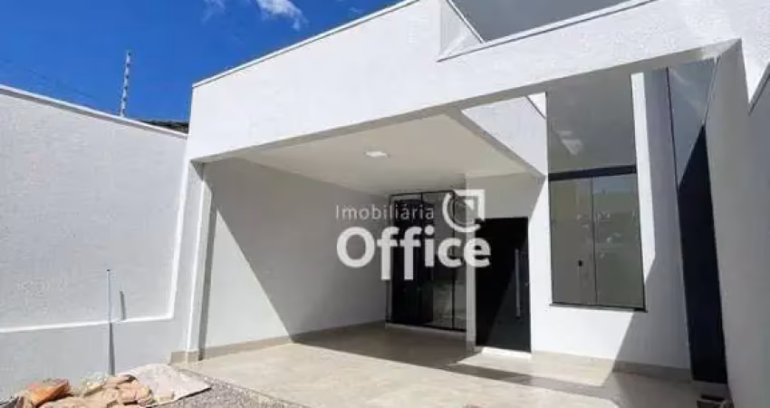 Casa com 3 Quartos à venda, 105 m² por R$ 450.000 - Setor Lago dos Buritis - Anápolis/GO
