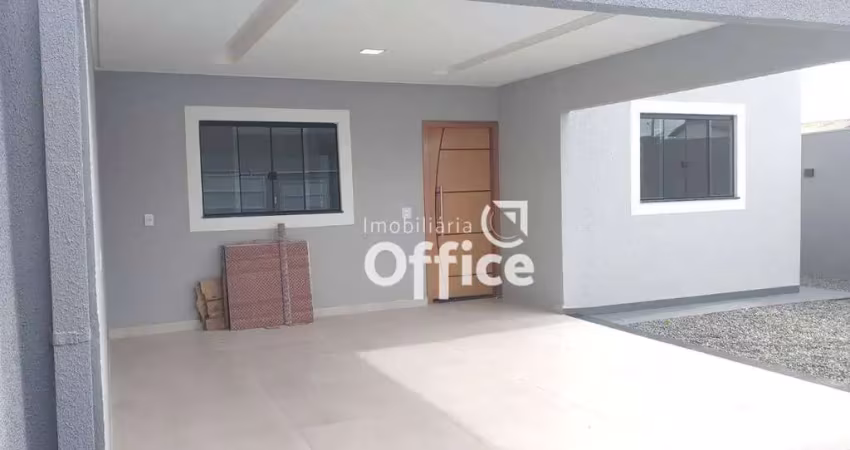 Casa com 3 quartos à venda, 122 m² por R$ 430.000 - Residencial Aldeia dos Sonhos - Anápolis/GO