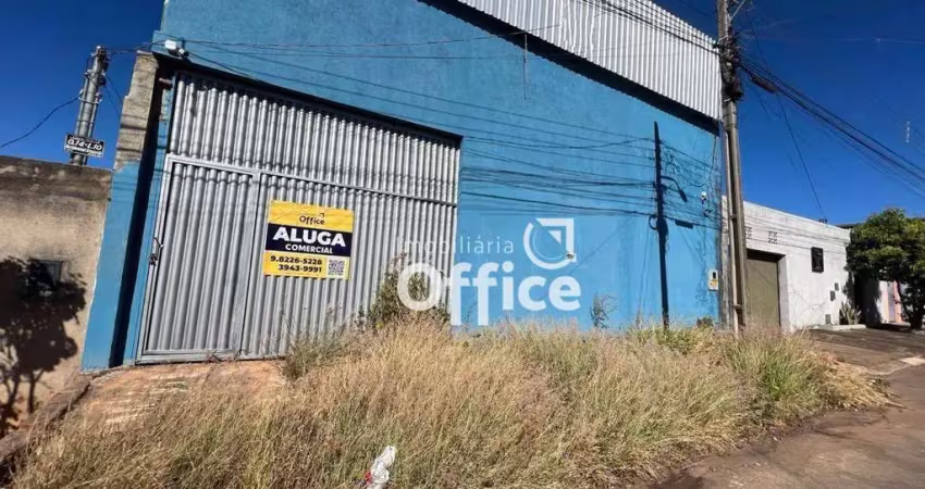 Galpão para alugar, 300 m² por r$ 4.500,00/mês - loteamento residencial américa - anápolis/go