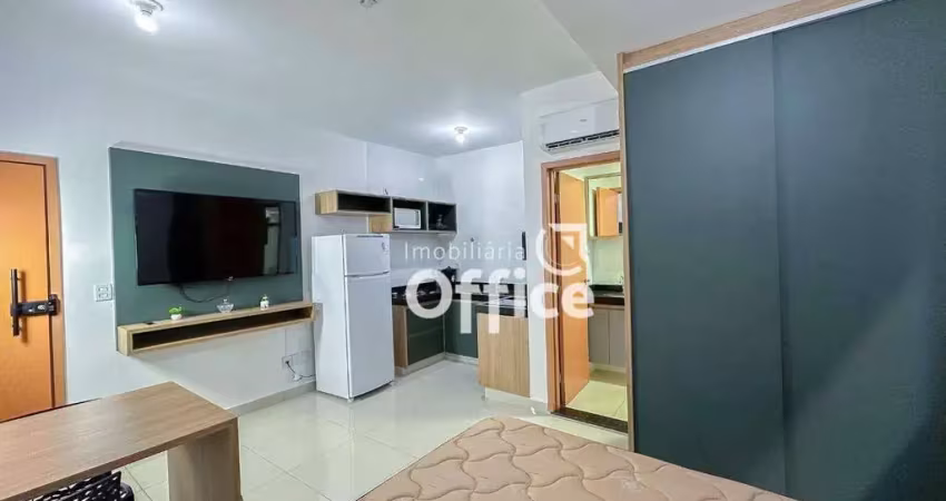 Studio com 1 dormitório, 24 m² - venda por r$ 279.000,00 ou aluguel por r$ 1.583,33/mês - cidade universitária - anápolis/go