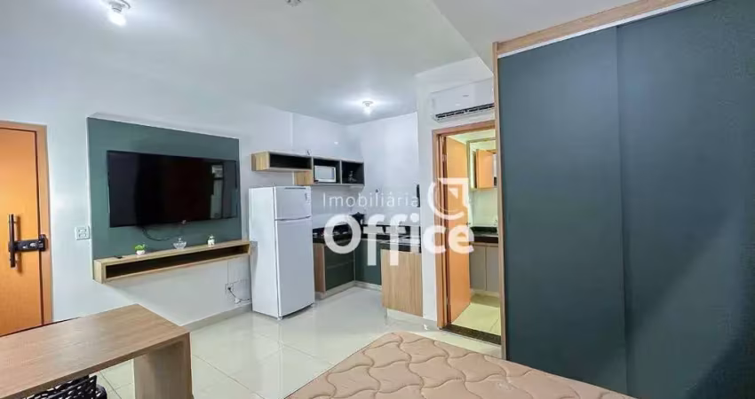 Studio com 1 dormitório, 24 m² - venda por r$ 279.000,00 ou aluguel por r$ 1.583,33/mês - cidade universitária - anápolis/go