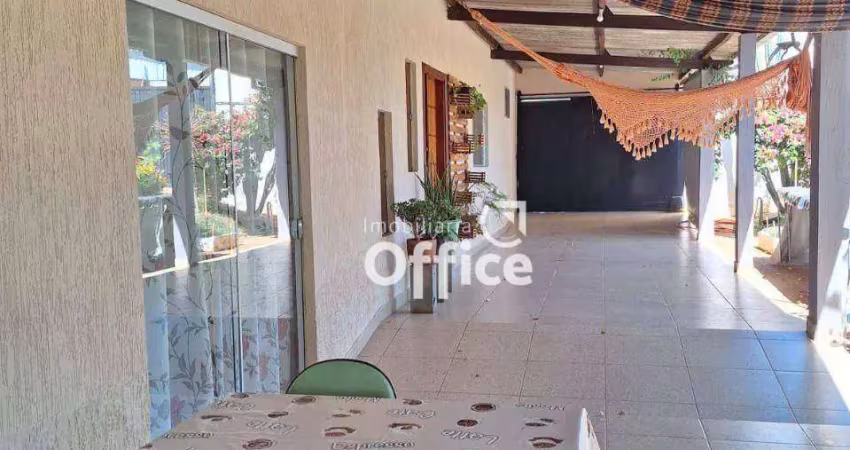 Casa com 3 quartos à venda, 260 m² por r$ 550.000 - residencial mônica braga - anápolis/go