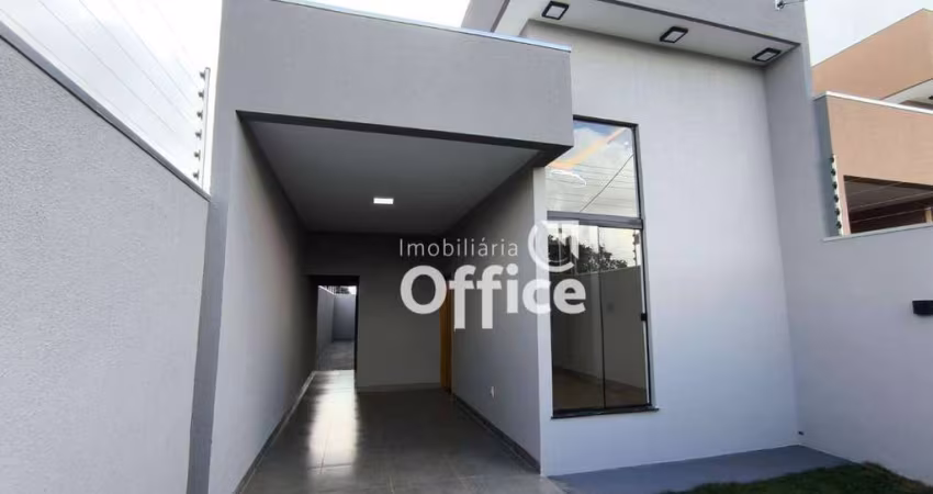 Casa com 3 Quartos à venda, 100 m² por R$ 330.000 - Residencial Dom Felipe - Anápolis/GO