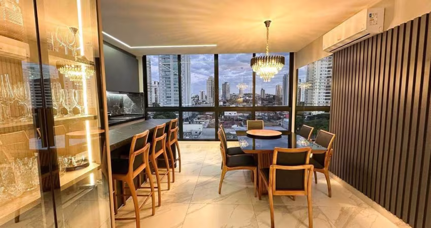 Apartamento com 3 quartos porteira fechada à venda, 84 m² por r$ 870.000 - jundiaí - anápolis/go