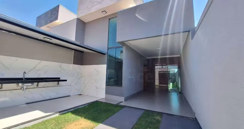 Casa com 3 quartos à venda, lote 180 m² por r$ 415.000 - setor residencial das rosas - anápolis/go
