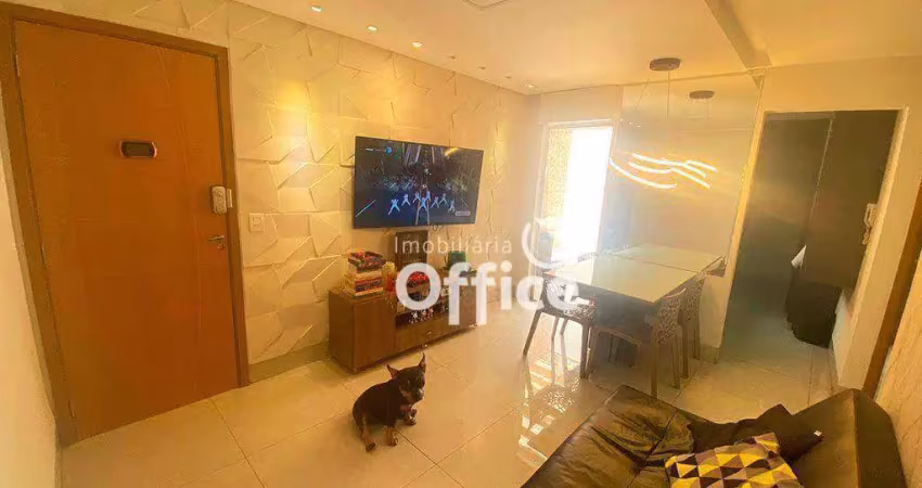 Apartamento com 2 dormitórios à venda, 53 m² por r$ 230.000,00 - polocentro l ( 2ª etapa ) - anápolis/go