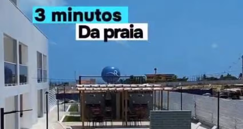 Apartamento em Condomínio Fechado à 3 minutos da Praia