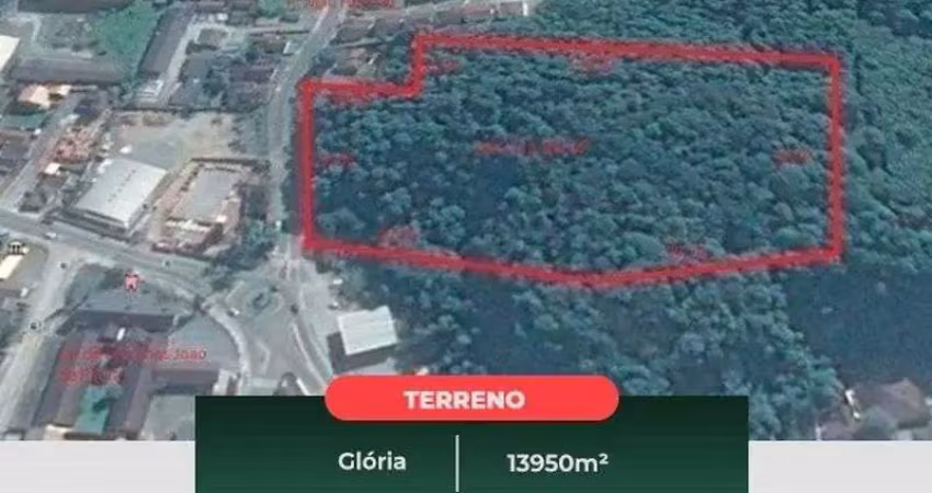 Terreno comercial à venda na Rua Marechal Hermes, Glória, Joinville