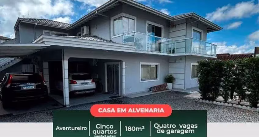 Casa em condomínio fechado com 5 quartos à venda na Servidão Irineo Silva, 59, Aventureiro, Joinville