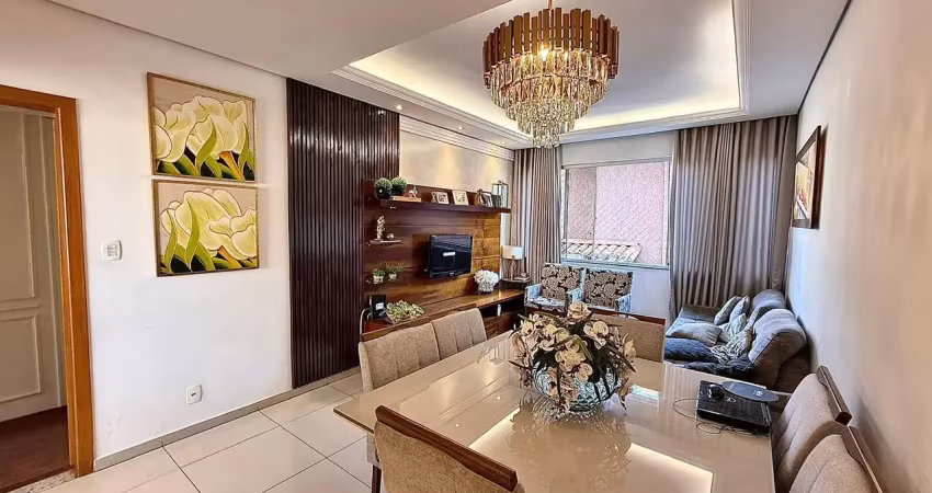 Área privativa 107m² | 3 quartos | 1 suíte | 4 vagas | fernão dias