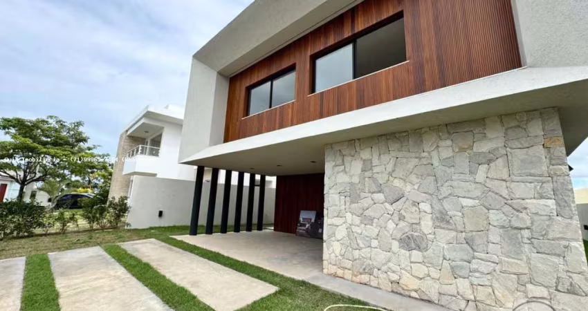 Casa em Condomínio para Venda em Camaçari, Alphaville (Abrantes), 4 dormitórios, 4 suítes, 5 banheiros, 3 vagas