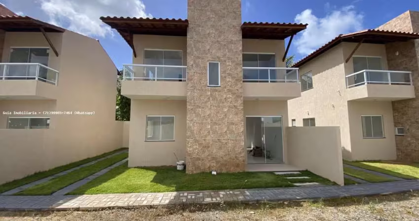 Casa em condomínio para venda em camaçari, jauá (abrantes), 3 dormitórios, 3 suítes, 4 banheiros, 2 vagas